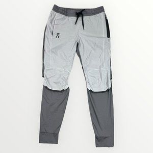 Run on Clouds Running Pants Mens Stretch Lightweight Active Grey Track Pant M